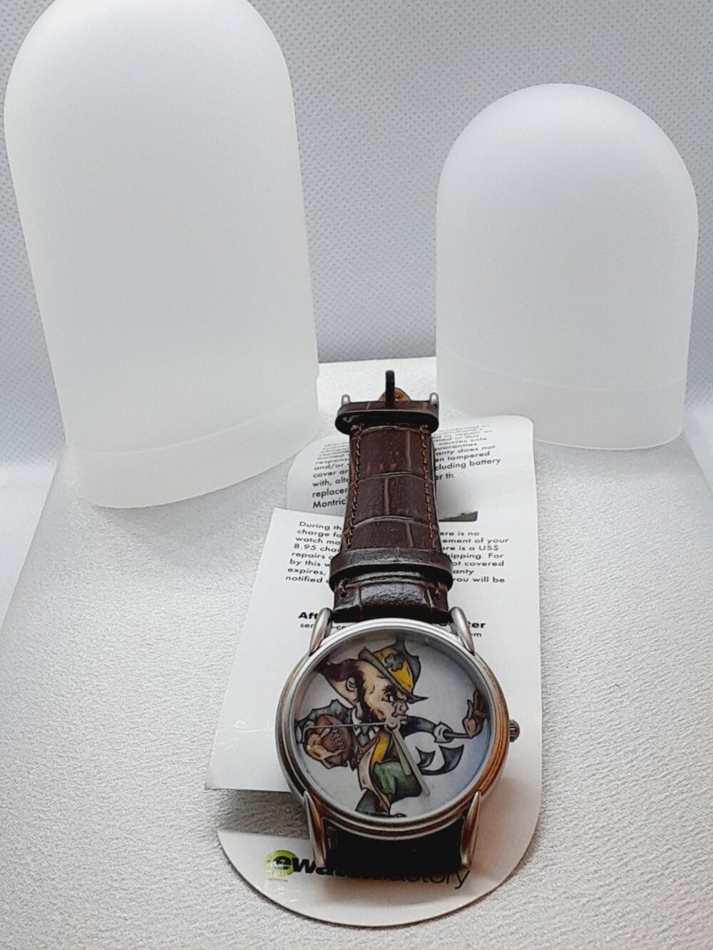 HOST PICK!!  Go Irish!!  NEW Unisex Fighting Irish Leprechaun wrist watch - Picture 3 of 13